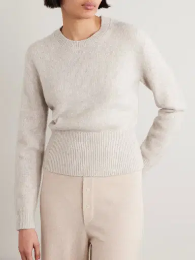 Guest In Residence Alina Cashmere And Silk-blend Sweater | Thumbnail 3 Guest In Residence Alina Cashmere And Silk-blend Sweater | Thumbnail 3