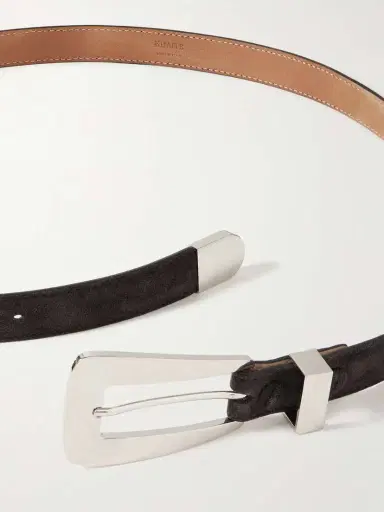 Khaite Lucca Suede Belt | Thumbnail 3 Khaite Lucca Suede Belt | Thumbnail 3