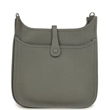 HERMÈS Hermes Evelyne III PM Gris Meyer Clemence Palladium Hardware | Thumbnail 5 HERMÈS Hermes Evelyne III PM Gris Meyer Clemence Palladium Hardware | Thumbnail 5