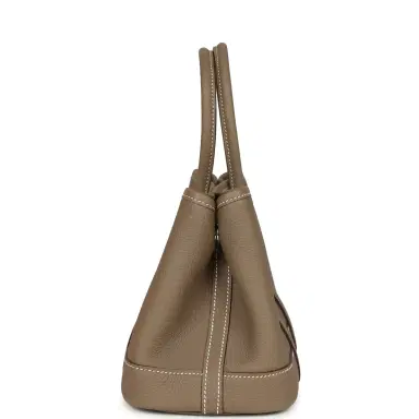 HERMÈS Hermes Garden Party Neo 23 Etoupe Negonda Palladium Hardware | Thumbnail 4 HERMÈS Hermes Garden Party Neo 23 Etoupe Negonda Palladium Hardware | Thumbnail 4