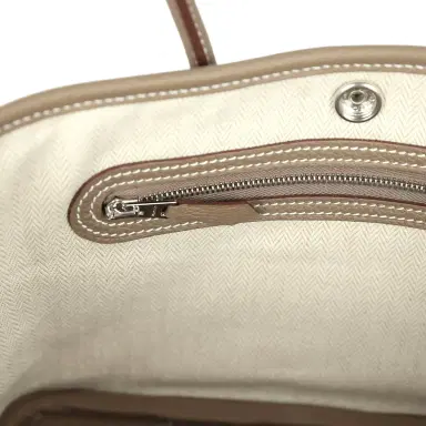 HERMÈS Hermes Garden Party Neo 23 Etoupe Negonda Palladium Hardware | Thumbnail 8 HERMÈS Hermes Garden Party Neo 23 Etoupe Negonda Palladium Hardware | Thumbnail 8