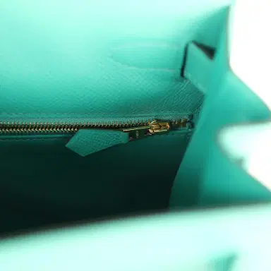 HERMÈS Hermes Kelly Sellier 28 Vert Jade Epsom Gold Hardware | Thumbnail 9 HERMÈS Hermes Kelly Sellier 28 Vert Jade Epsom Gold Hardware | Thumbnail 9