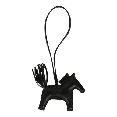 HERMÈS Hermes Rodeo Bag Charm PM So Black Touch Milo Lambskin and Matte Alligator | Thumbnail 2 HERMÈS Hermes Rodeo Bag Charm PM So Black Touch Milo Lambskin and Matte Alligator | Thumbnail 2