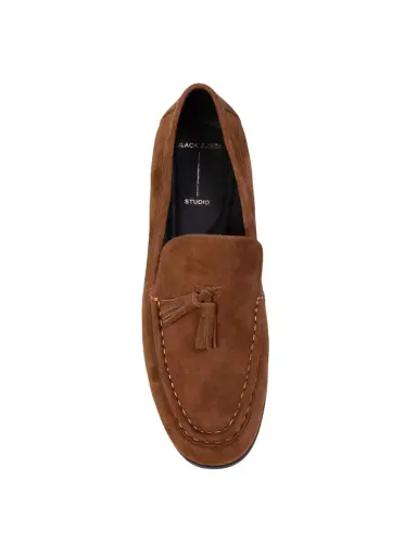 Black Suede Studio Finn Loafers | Thumbnail 4 Black Suede Studio Finn Loafers | Thumbnail 4