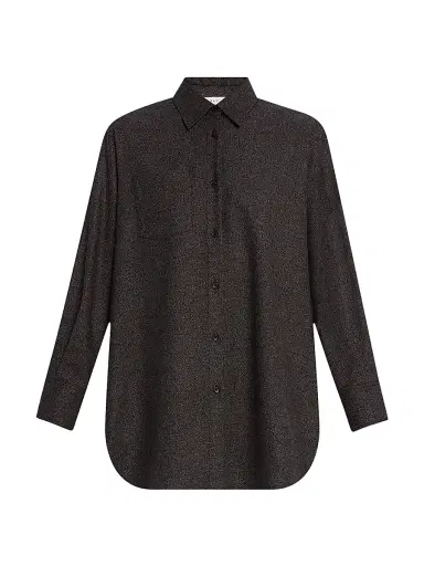 A.L.C. Women's Spence Button-Front Tunic - Dark Brown | Thumbnail 1 A.L.C. Women's Spence Button-Front Tunic - Dark Brown | Thumbnail 1