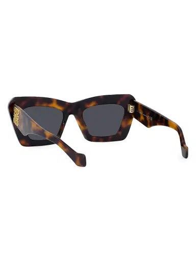 LOEWE Women's 62MM Anagram Cat-Eye Sunglasses - Brown Multi | Thumbnail 4 LOEWE Women's 62MM Anagram Cat-Eye Sunglasses - Brown Multi | Thumbnail 4