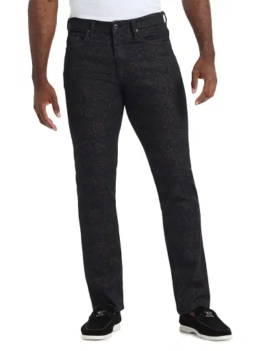 Robert Graham Men's Jaren Paisley Straight-Leg Jeans - Black - Size 38 | Thumbnail 3 Robert Graham Men's Jaren Paisley Straight-Leg Jeans - Black - Size 38 | Thumbnail 3