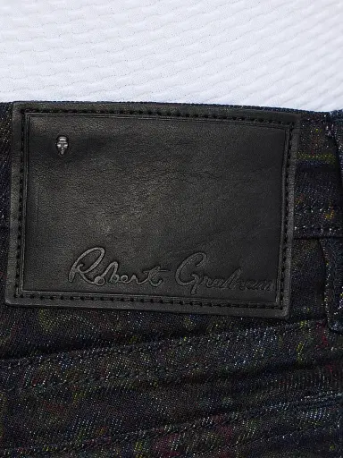 Robert Graham Men's Jaren Paisley Straight-Leg Jeans - Black - Size 38 | Thumbnail 5 Robert Graham Men's Jaren Paisley Straight-Leg Jeans - Black - Size 38 | Thumbnail 5