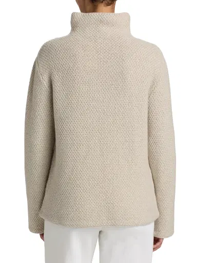 The Elder Statesman Women's Cashmere Knit Sweater - White | Thumbnail 5 The Elder Statesman Women's Cashmere Knit Sweater - White | Thumbnail 5