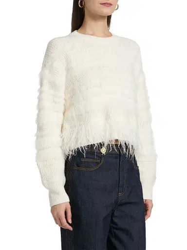 Cinq à Sept Women's Vivi Wool-Blend Pullover - | Thumbnail 4 Cinq à Sept Women's Vivi Wool-Blend Pullover - | Thumbnail 4