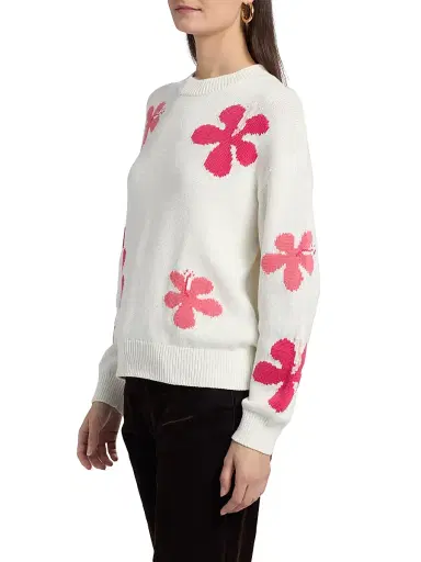 RAILS Women's Zoey Floral Cotton Sweater | Thumbnail 4 RAILS Women's Zoey Floral Cotton Sweater | Thumbnail 4