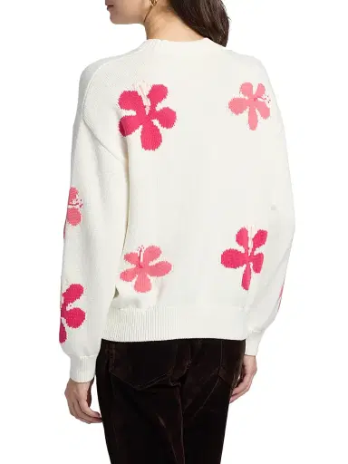 RAILS Women's Zoey Floral Cotton Sweater | Thumbnail 5 RAILS Women's Zoey Floral Cotton Sweater | Thumbnail 5