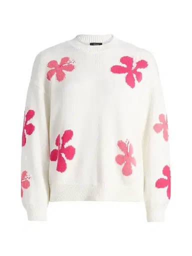 RAILS Women's Zoey Floral Cotton Sweater | Thumbnail 1 RAILS Women's Zoey Floral Cotton Sweater | Thumbnail 1