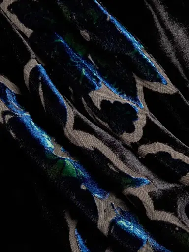 Johnny Was Women's Kanako Burnout Velvet Maxi Dress - Monade | Thumbnail 7 Johnny Was Women's Kanako Burnout Velvet Maxi Dress - Monade | Thumbnail 7