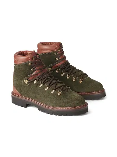 Ralph Lauren Purple Label Men's Cortina Suede Hiking-Style Ankle Boots | Thumbnail 2 Ralph Lauren Purple Label Men's Cortina Suede Hiking-Style Ankle Boots | Thumbnail 2
