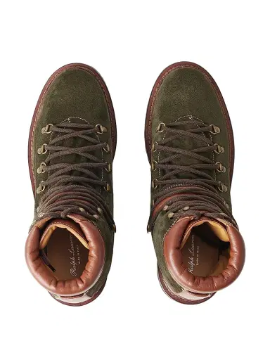 Ralph Lauren Purple Label Men's Cortina Suede Hiking-Style Ankle Boots | Thumbnail 4 Ralph Lauren Purple Label Men's Cortina Suede Hiking-Style Ankle Boots | Thumbnail 4