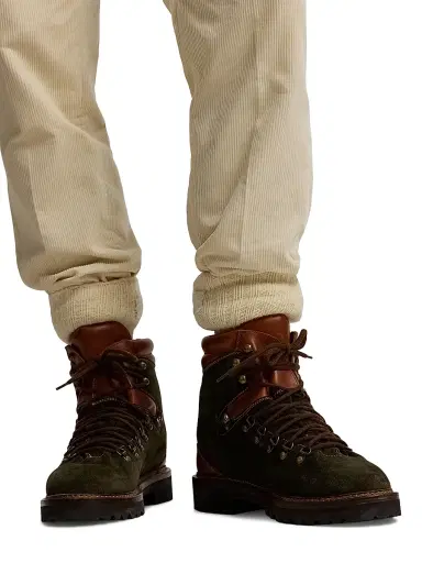 Ralph Lauren Purple Label Men's Cortina Suede Hiking-Style Ankle Boots | Thumbnail 7 Ralph Lauren Purple Label Men's Cortina Suede Hiking-Style Ankle Boots | Thumbnail 7