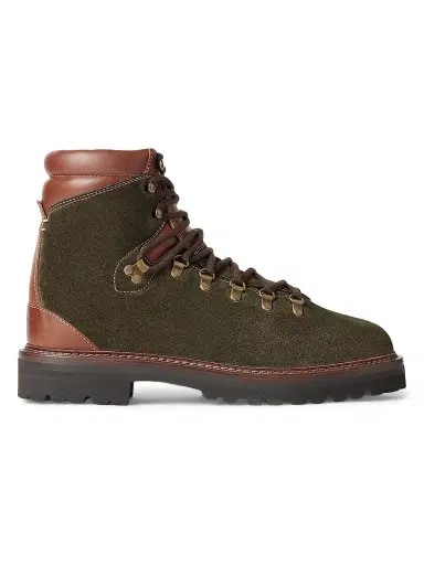 Ralph Lauren Purple Label Men's Cortina Suede Hiking-Style Ankle Boots | Thumbnail 1 Ralph Lauren Purple Label Men's Cortina Suede Hiking-Style Ankle Boots | Thumbnail 1