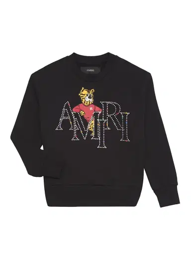 AMIRI Little Kid's & Kid's Cotton Tiger Logo Graphic Sweatshirt - Black - Size 10 | Thumbnail 1 AMIRI Little Kid's & Kid's Cotton Tiger Logo Graphic Sweatshirt - Black - Size 10 | Thumbnail 1