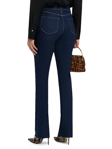 L'AGENCE Women's Ruth High-Rise Stretch Straight-Leg Jeans - Koval | Thumbnail 4 L'AGENCE Women's Ruth High-Rise Stretch Straight-Leg Jeans - Koval | Thumbnail 4