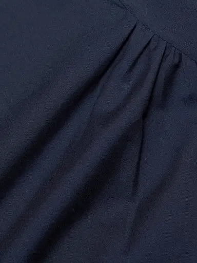 TWP Women's Gathered Thoughts Cotton-Blend Turleneck Maxi Dress - Midnight | Thumbnail 7 TWP Women's Gathered Thoughts Cotton-Blend Turleneck Maxi Dress - Midnight | Thumbnail 7