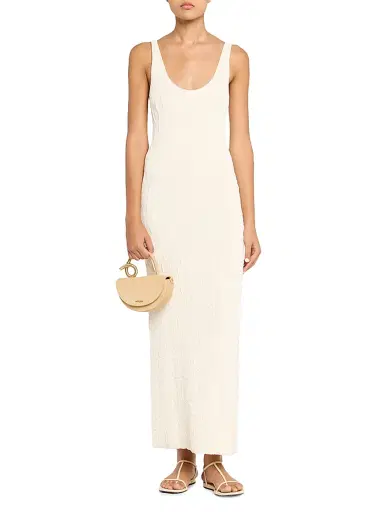 Cult Gaia Women's Nano Azariah Half-Moon Suede Top Handle Bag - Sand | Thumbnail 3 Cult Gaia Women's Nano Azariah Half-Moon Suede Top Handle Bag - Sand | Thumbnail 3