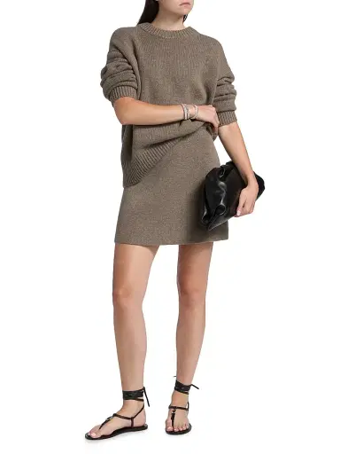 Lisa Yang Women's Clare Cashmere A-Line Miniskirt | Thumbnail 2 Lisa Yang Women's Clare Cashmere A-Line Miniskirt | Thumbnail 2