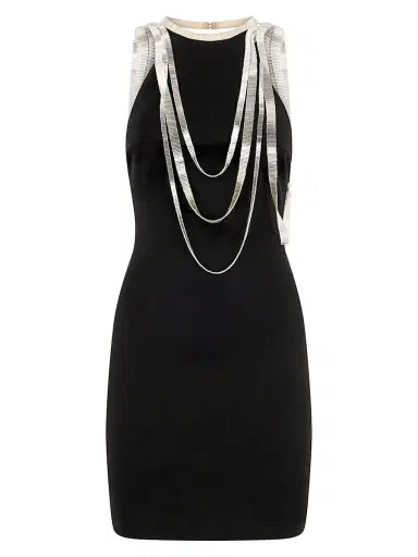 The Attico Women's Chain-Detailed Sleeveless Minidress | Thumbnail 1 The Attico Women's Chain-Detailed Sleeveless Minidress | Thumbnail 1