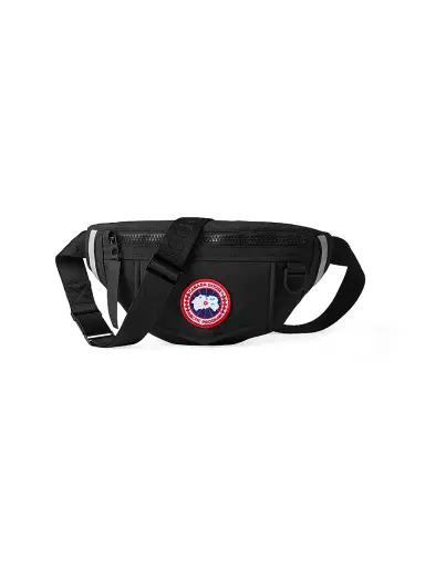 Canada Goose Men's Logo Waist Pack - Black | Thumbnail 1 Canada Goose Men's Logo Waist Pack - Black | Thumbnail 1
