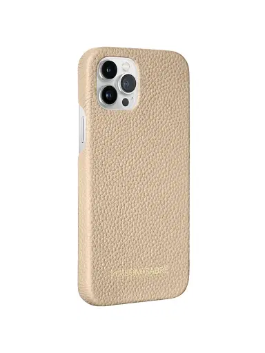 Maison de Sabre Leather Phone Case (iPhone 13 Pro) - Saharan Beige | Thumbnail 2 Maison de Sabre Leather Phone Case (iPhone 13 Pro) - Saharan Beige | Thumbnail 2