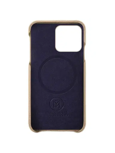 Maison de Sabre Leather Phone Case (iPhone 13 Pro) - Saharan Beige | Thumbnail 3 Maison de Sabre Leather Phone Case (iPhone 13 Pro) - Saharan Beige | Thumbnail 3