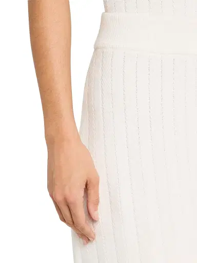 Argent Women's Rib-Knit Miniskirt - White - Size XL | Thumbnail 5 Argent Women's Rib-Knit Miniskirt - White - Size XL | Thumbnail 5