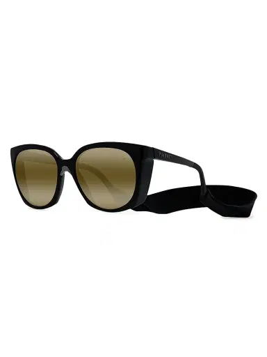 Vuarnet Men's Altitude 02 55MM Cat-Eye Sunglasses - Black Green | Thumbnail 5 Vuarnet Men's Altitude 02 55MM Cat-Eye Sunglasses - Black Green | Thumbnail 5