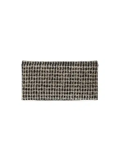 Michelle Wilhite Women's Eloise Tweed Convertible Clutch - Gold | Thumbnail 3 Michelle Wilhite Women's Eloise Tweed Convertible Clutch - Gold | Thumbnail 3