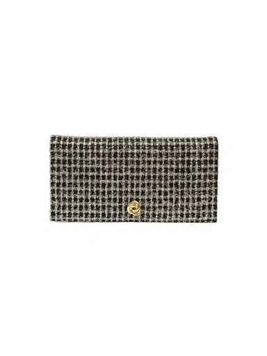 Michelle Wilhite Women's Eloise Tweed Convertible Clutch - Gold | Thumbnail 1 Michelle Wilhite Women's Eloise Tweed Convertible Clutch - Gold | Thumbnail 1