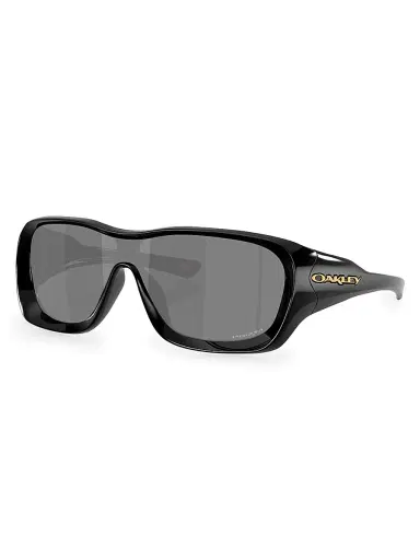 Oakley Men's Players De La Salle 130MM Rectangular Shield Sunglasses - Black | Thumbnail 1 Oakley Men's Players De La Salle 130MM Rectangular Shield Sunglasses - Black | Thumbnail 1
