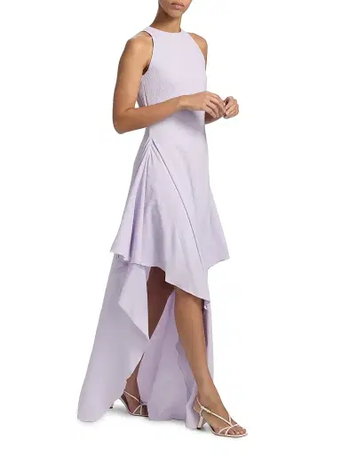 Amsale Women's Sleeveless A-Line Gown - Lilac | Thumbnail 2 Amsale Women's Sleeveless A-Line Gown - Lilac | Thumbnail 2