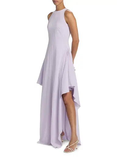 Amsale Women's Sleeveless A-Line Gown - Lilac | Thumbnail 4 Amsale Women's Sleeveless A-Line Gown - Lilac | Thumbnail 4