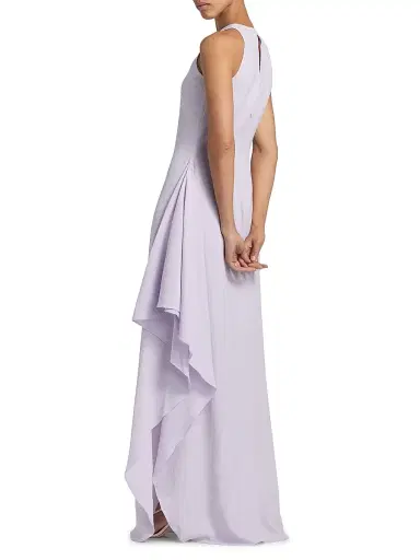 Amsale Women's Sleeveless A-Line Gown - Lilac | Thumbnail 5 Amsale Women's Sleeveless A-Line Gown - Lilac | Thumbnail 5