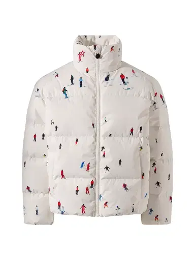 Perfect Moment Kid's Nuuk Puffer Jacket - Dede Ski Print | Thumbnail 1 Perfect Moment Kid's Nuuk Puffer Jacket - Dede Ski Print | Thumbnail 1