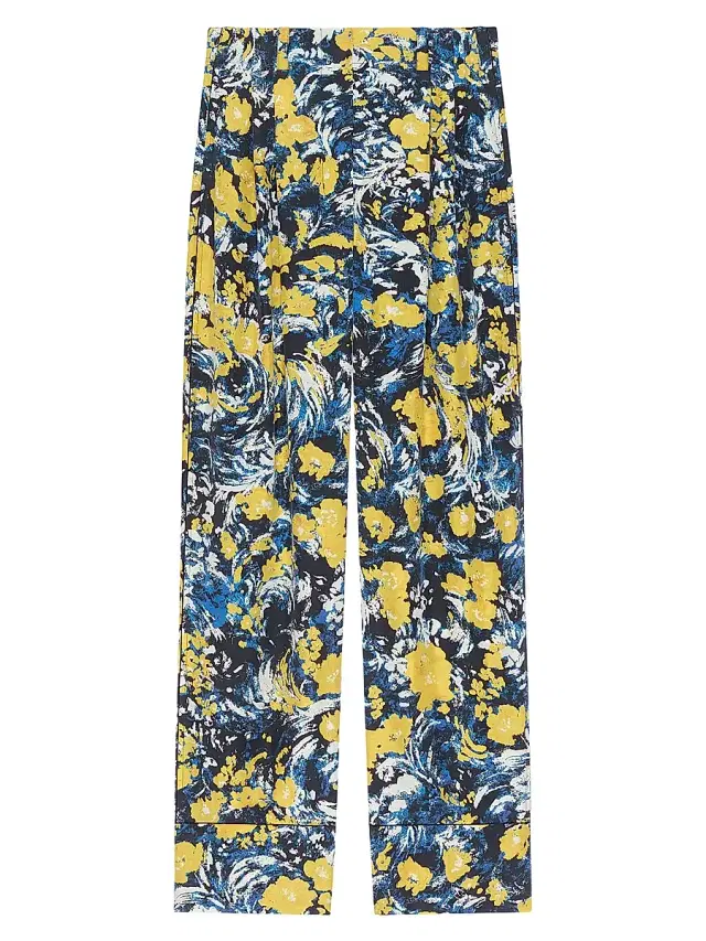 Women's Pyjama Pants in Viscose with Floral Print Women's Pyjama Pants in Viscose with Floral Print