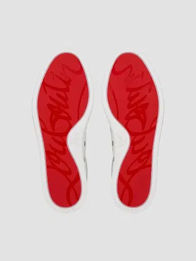 Christian Louboutin Men's Chambelisneak Leather Sneakers - White | Thumbnail 5 Christian Louboutin Men's Chambelisneak Leather Sneakers - White | Thumbnail 5