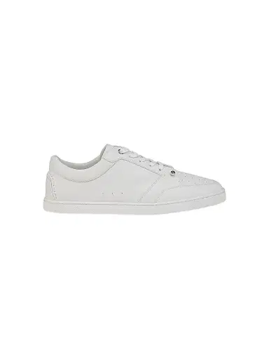 Christian Louboutin Men's Chambelisneak Leather Sneakers - White | Thumbnail 1 Christian Louboutin Men's Chambelisneak Leather Sneakers - White | Thumbnail 1