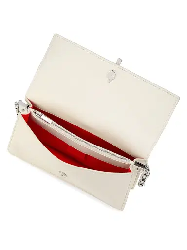 Christian Louboutin Women's Bettina Leather Crossbody Bag - Suzuran | Thumbnail 4 Christian Louboutin Women's Bettina Leather Crossbody Bag - Suzuran | Thumbnail 4