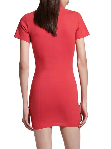 Balenciaga Women's Mini T-Shirt Dress - Faded Red | Thumbnail 6 Balenciaga Women's Mini T-Shirt Dress - Faded Red | Thumbnail 6