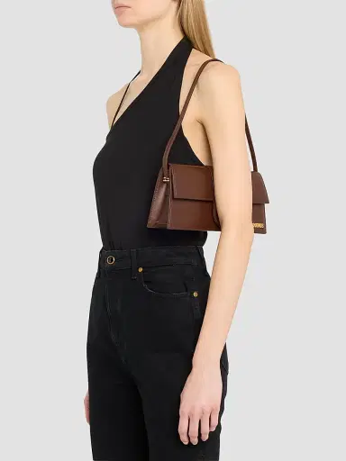 Jacquemus Women's Le Bambino Leather Shoulder Bag - Brown | Thumbnail 2 Jacquemus Women's Le Bambino Leather Shoulder Bag - Brown | Thumbnail 2