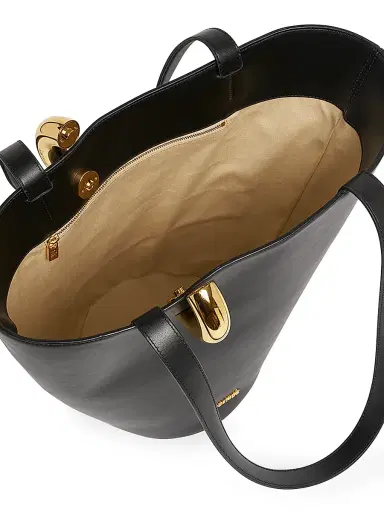 Jacquemus Women's Le Bambola Moyen Leather Tote Bag | Thumbnail 4 Jacquemus Women's Le Bambola Moyen Leather Tote Bag | Thumbnail 4