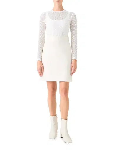 Akris punto Women's Mesh Jersey Crewneck Top | Thumbnail 2 Akris punto Women's Mesh Jersey Crewneck Top | Thumbnail 2