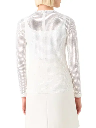 Akris punto Women's Mesh Jersey Crewneck Top | Thumbnail 5 Akris punto Women's Mesh Jersey Crewneck Top | Thumbnail 5