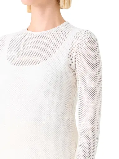 Akris punto Women's Mesh Jersey Crewneck Top | Thumbnail 6 Akris punto Women's Mesh Jersey Crewneck Top | Thumbnail 6